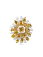 HYT Jewelry bague en or blanc 18ct sertie de diamants - Jaune - thumbnail