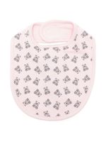 Aigner Kids bavoir à imprimé ourson - Rose