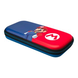 PDP Slim Deluxe: Power Pose Mario Hardshell-doos Nintendo Blauw, Rood