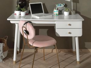 Bureau BILAL 125 cm wit