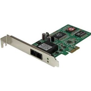 StarTech.com PCI Express (PCIe) gigabit Ethernet Multimode SC glasvezelnetwerkadapterkaart NIC 550 m