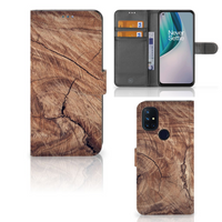 OnePlus Nord N10 Book Style Case Tree Trunk - thumbnail