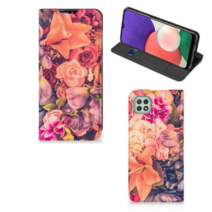 Samsung Galaxy A22 5G Smart Cover Bosje Bloemen