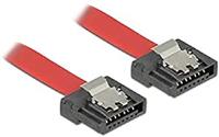 Delock Kabel SATA Flexi 6 Gb/s 30 cm rood metaal