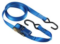 Masterlock Single pack ratchet tie down 5 m with S hooks - colour : blue - 4366EURDAT - thumbnail