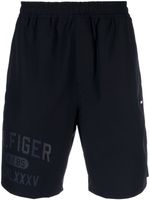 Tommy Hilfiger short de sport à logo imprimé - Bleu