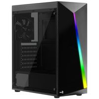 Aerocool Shard tower behuizing 2x USB-A 2.0, USB-A 3.2 (5 Gbit/s), 2x Audio, Window-kit - thumbnail