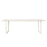 Muuto 70/70 Large Eettafel Wit/Wit - 225 x 90 cm