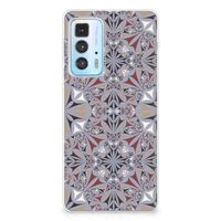 Motorola Edge 20 Pro TPU Siliconen Hoesje Flower Tiles - thumbnail