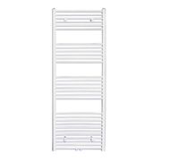 Sanicare design handdoekradiator 60x160cm midden aansluiting wit - thumbnail