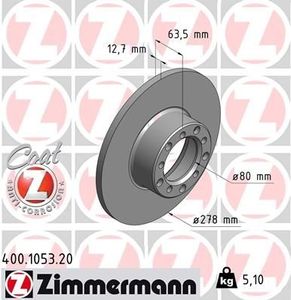 Remschijf Coat Z 400105320