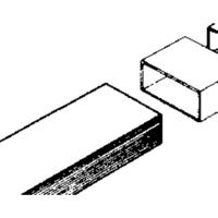 Wallair 20200110 Vlakkanaal ventilatiesysteem 100 Vierkante buis - thumbnail