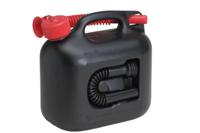 Hunersdorff Brandstofjerrycan | inhoud 5 l | zwart 2 schenktuit | L265xB147xH247mm | 1 stuk - 800300 800300