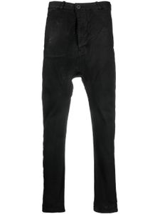 Boris Bidjan Saberi jean slim à effet usé - Noir