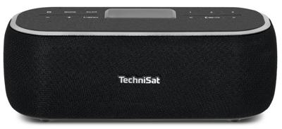 TechniSat DIGITRADIO BT 1 Radio DAB+, VHF (FM) AUX, Bluetooth Handsfreefunctie, Incl. microfoon, Wekfunctie, Oplaadbaar Zwart