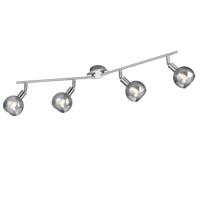 Trio Plafondlamp Chroom Brest 4-lichts verstelbaar R80594006