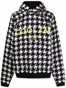 COOL T.M hoodie à motif pied-de-poule - Noir