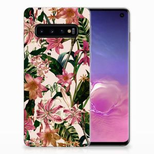 Samsung Galaxy S10 TPU Case Flowers