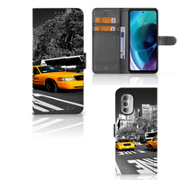 Motorola Moto G51 5G Flip Cover New York Taxi