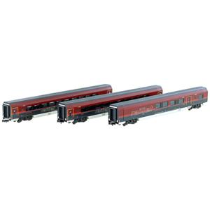 Hobbytrain H25225 N set van 3 personenrijtuigen Railjet van de ÖBB