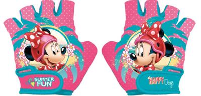 Disney fietshandschoenen Minnie Mouse meisjes roze/blauw maat S Disney fietshandschoenen Minnie Mouse meisjes roze/blauw maat S