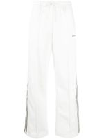 P.A.R.O.S.H. pantalon de jogging à logo brodé - Blanc