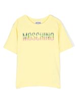 Moschino Kids t-shirt à patch logo - Jaune