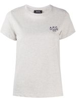 A.P.C. t-shirt à logo imprimé - Tons neutres