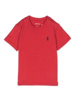 Ralph Lauren Kids t-shirt en coton à logo brodé - Rouge