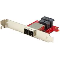 StarTech.com Mini-SAS adapter - dual SFF-8643 naar SFF-8644 - full/low-profile steunen - 12Gbps