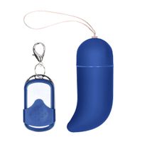 Wireless Vibrating G-Spot Egg - Big - Blue - thumbnail