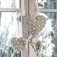 Decoratief hart, set van 2 Houdan