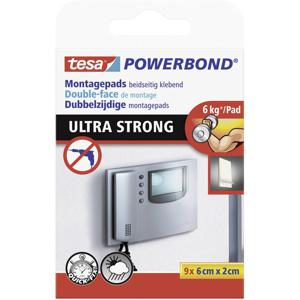 tesa ULTRA STRONG 55790-00001-00 Dubbelzijdige kleefpads tesa Powerbond Wit (l x b) 60 mm x 20 mm 1 stuk(s)