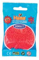 Desconocido Hama kralen 501-33 - parels mini, 2000 kersenstukken [geïmporteerd uit Duitsland]
