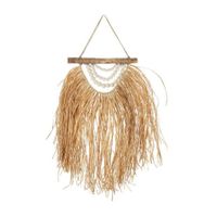 Wandhanger Raffia - 59x30x3 cm