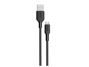 TRONIC Oplaad- en datakabel USB-C, USB-A en Micro  (Zwart, USB-A naar micro-USB)