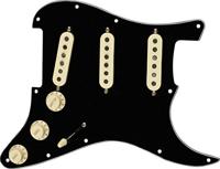 Fender 0992343506 PickGuard Strat Tex-Mex met voorbedrading - S/S/S - Zwart