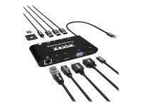 Port Designs 901906 interface hub USB 3.2 Gen 1 (3.1 Gen 1) Type-C 5000 Mbit/s Zwart