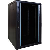 DSI 18U serverkast met glazen deur - DS6618 server rack 600 x 600 x 1000mm - thumbnail