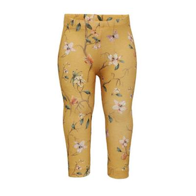 NAME IT BABY baby legging Fiola met biologisch katoen okergeel/groen NAME IT BABY baby legging Fiola met biologisch katoen okergeel/groen