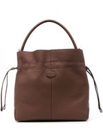 Tod's sac seau médium en cuir - Marron