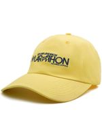 Sporty & Rich casquette Marathon à logo brodé - Jaune - thumbnail