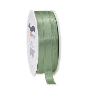 1x Luxe lichtgroene satijnen lint rollen 1 cm x 25 meter cadeaulint verpakkingsmateriaal