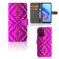 Wallet Case OPPO A76 | A96 Barok Roze - thumbnail