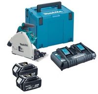 Makita DSP600PT2J Accu invalzaag LXT 2x18V | 2x5.0Ah accu&apos;s en duolader