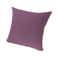 Jersey kussensloop van bio-katoen, pruim 40 x 80 cm