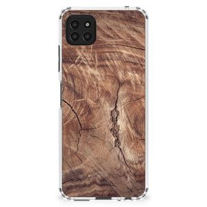 Samsung Galaxy A22 5G Stevig Telefoonhoesje Tree Trunk