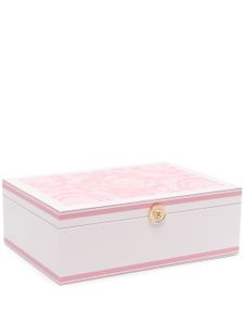 Versace boîte à bijoux à imprimé Barocco (12 cm x 35 cm) - Rose