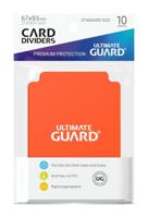 Ultimate Guard Card Dividers Standard Size Orange (10) - thumbnail