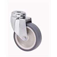 Twin-lex Serie 401 - zwenkwiel Ø 80 rubber grijs